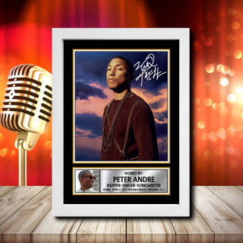Pharrell Williams 2 Signed Autographed Music Star Print