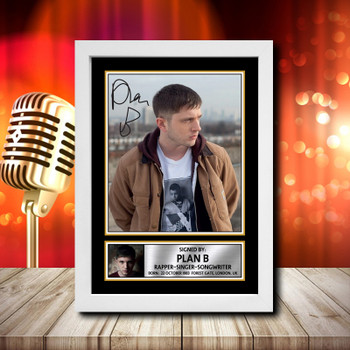 Plan B 2 Fujistsu-Pc's CoNFLicted 2019-04-08 Signed Autographed Music Star Print