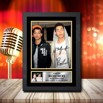 Rizzle Kicks 1 Signed Autographed Music Star Print