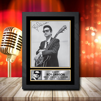 Roy Orbison 1 Fujistsu-Pc's CoNFLicted 2019-04-08 Signed Autographed Music Star Print