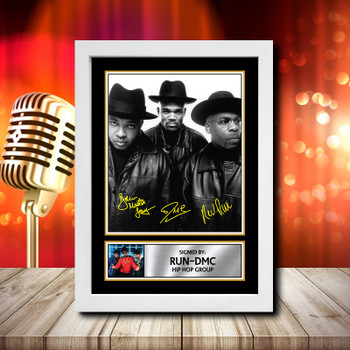 Run Dmc Fujistsu-Pc's CoNFLicted 2019-04-08 Signed Autographed Music Star Print