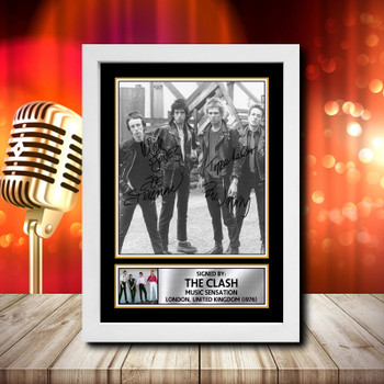 The Clash 1 Fujistsu-Pc's CoNFLicted 2019-04-08 Signed Autographed Music Star Print