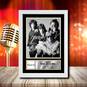 The Doors Final - Signed Autographed Music Star Print
