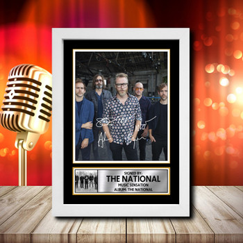 The National 2 Fujistsu-Pc's CoNFLicted 2019-04-08 - Signed Autographed Music Star Print