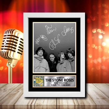 The Stone Roses Final - Signed Autographed Music Star Print