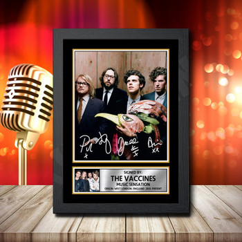 The Vaccines 2 - Signed Autographed Music Star Print