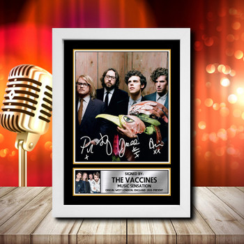 The Vaccines 2 - Signed Autographed Music Star Print