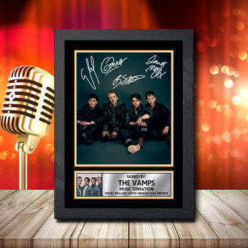 The Vamps 1 - Signed Autographed Music Star Print
