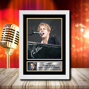 Tom Odell 2 Signed Autographed Music Star Print