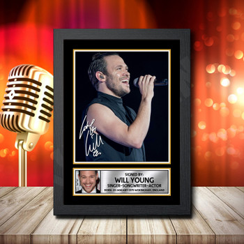 Will Young 1 Signed Autographed Music Star Print