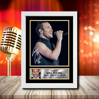 Will Young 1 Signed Autographed Music Star Print