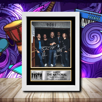 The National 1 Signed Autographed Music Star Print