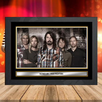 Foo Fighters 4 Signed Autographed Music-Landscape Star Print