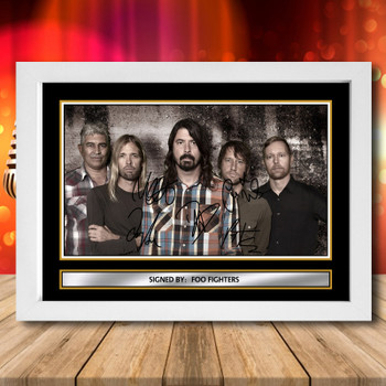 Foo Fighters 4 Signed Autographed Music-Landscape Star Print