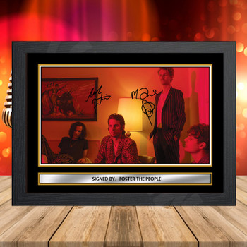 Foster The People 4 Signed Autographed Music-Landscape Star Print