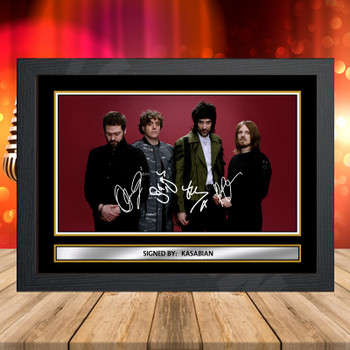 Kasabian 5 - Signed Autographed Music-Landscape Star Print