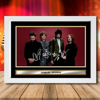 Kasabian 5 - Signed Autographed Music-Landscape Star Print