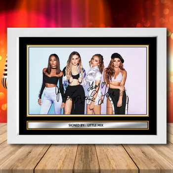Little Mix 4 - Signed Autographed Music-Landscape Star Print Little Mix 4 - Signed Autographed Music-Landscape Star Print