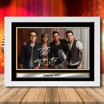 Mcfly 4 - Signed Autographed Music-Landscape Star Print