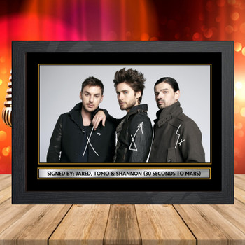 30 Seconds To Mars - Signed Autographed Music-Landscape Star Print