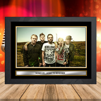 A Day To Remember 2 - Signed Autographed Music-Landscape Star Print