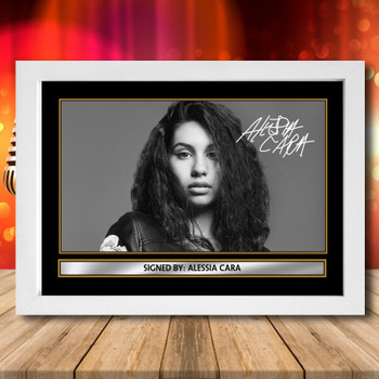Alessia Cara Signed Autographed Music-Landscape Star Print