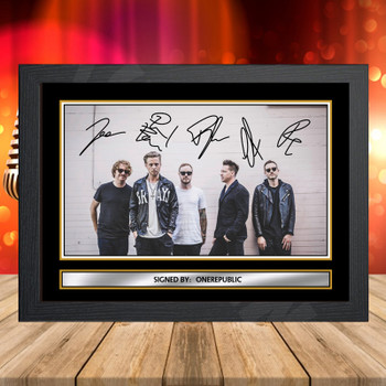 Onerepublic 3 - Signed Autographed Music-Landscape Star Print