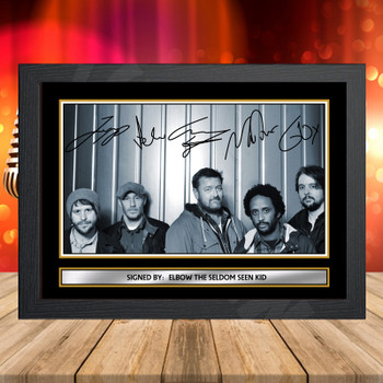 Elbow The Seldom Seen Kid 2 Signed Autographed Music-Landscape Star Print