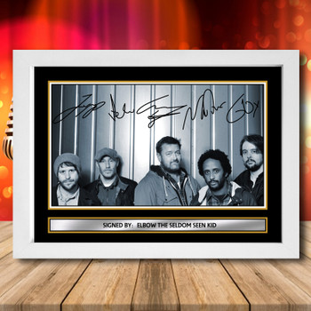 Elbow The Seldom Seen Kid 2 Signed Autographed Music-Landscape Star Print