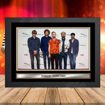 Kaiser Chiefs 1 Signed Autographed Music-Landscape Star Print