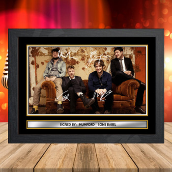 Mumford  Sons Babel 1 Signed Autographed Music-Landscape Star Print