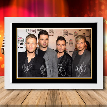 Westlife 3 - Signed Autographed Music-Landscape Star Print