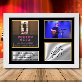 George Ezra Staying At Tamara's Tour 2018 2 - Signed Autographed Music-Landscape Star Print