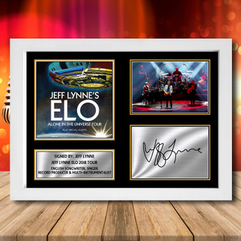 Jeff Lynne Elo 2018 Tour 2 Signed Autographed Music-Landscape Star Print