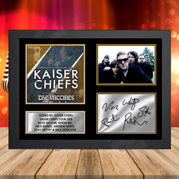 Kaiser Chiefs Tour 2019 Signed Autographed Music-Landscape Star Print