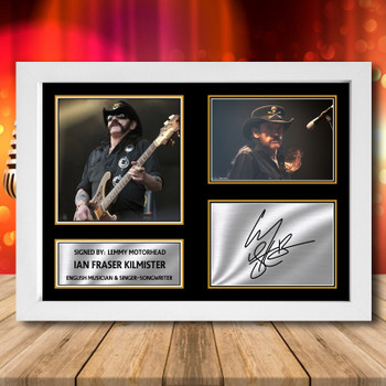 Lemmy Motorhead - Signed Autographed Music-Landscape Star Print