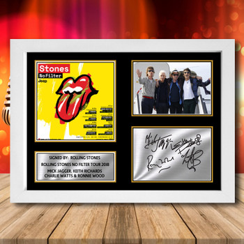 Rolling Stones No Filter Tour 2018 - Signed Autographed Music-Landscape Star Print