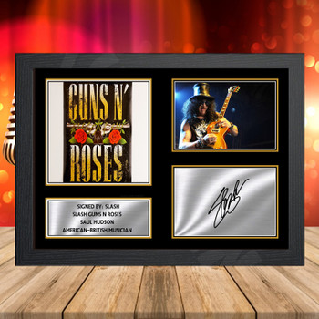 Slash Guns N Roses - Signed Autographed Music-Landscape Star Print