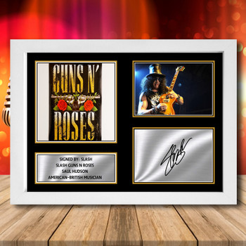 Slash Guns N Roses - Signed Autographed Music-Landscape Star Print