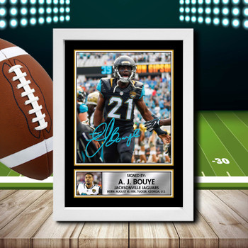 A. J. Bouye 2 Signed Autographed NFL Star Print