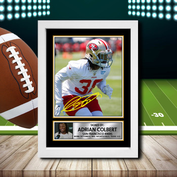 Adrian Colbert 2 - Signed Autographed NFL Star Print