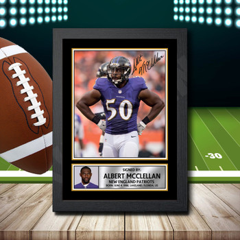 Albert Mcclellan 1 - Signed Autographed NFL Star Print