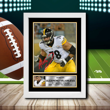 Alejandro Villanueva - Signed Autographed NFL Star Print