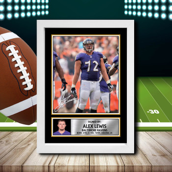 Alex Lewis 2 - Signed Autographed NFL Star Print