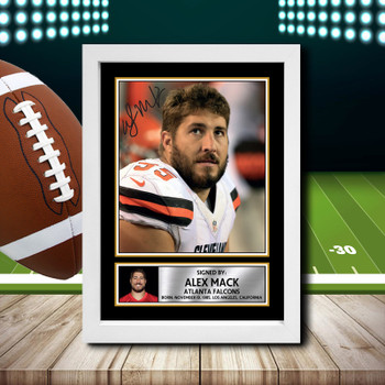 Alex Mack 2 - Signed Autographed NFL Star Print
