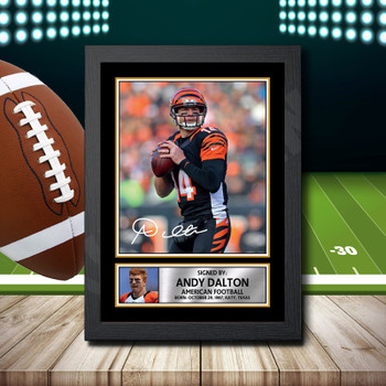 Andrew Dalton 1 - Signed Autographed NFL Star Print