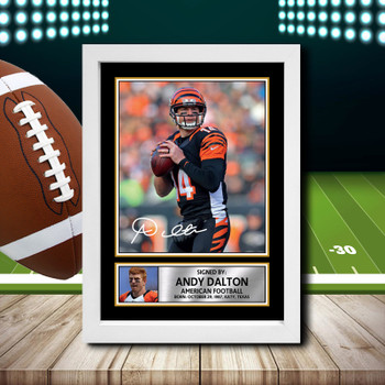 Andrew Dalton 1 - Signed Autographed NFL Star Print