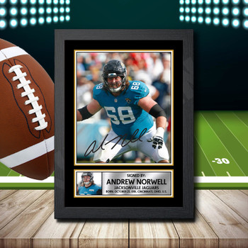 Andrew Norwell - Signed Autographed NFL Star Print