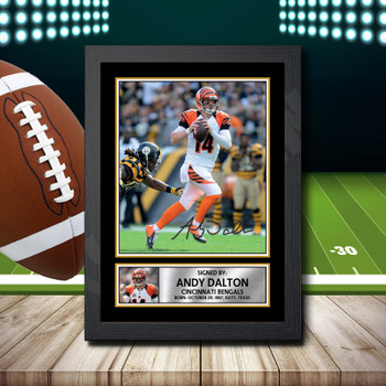 Andy Dalton 2 - Signed Autographed NFL Star Print
