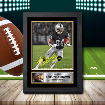 Antonio Brown - Signed Autographed NFL Star Print